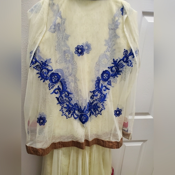 3 Pc Indian Anarkali Formal Outfit - Picture 8 of 8